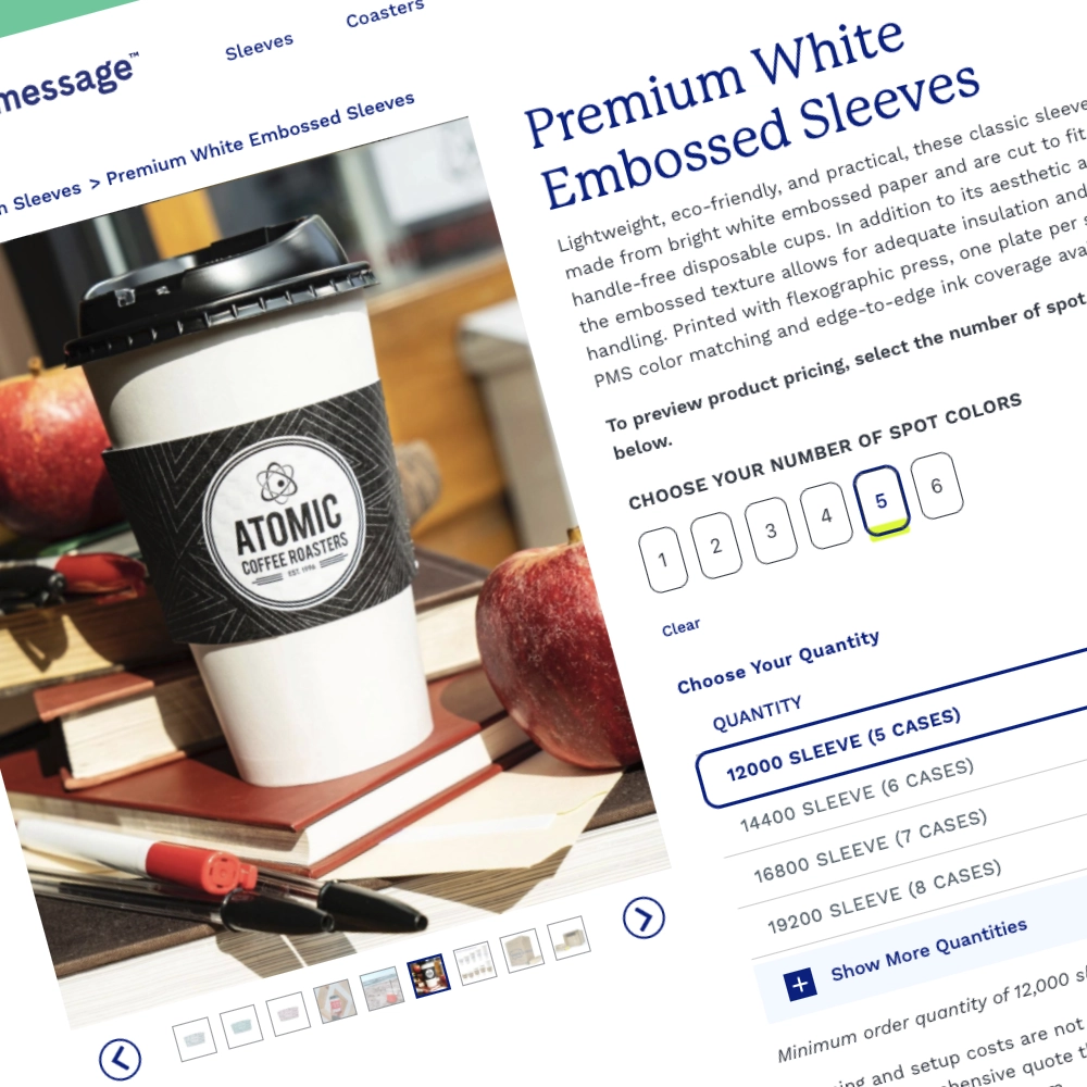 WooCommerce product page showing real time pricing from Salesforce
